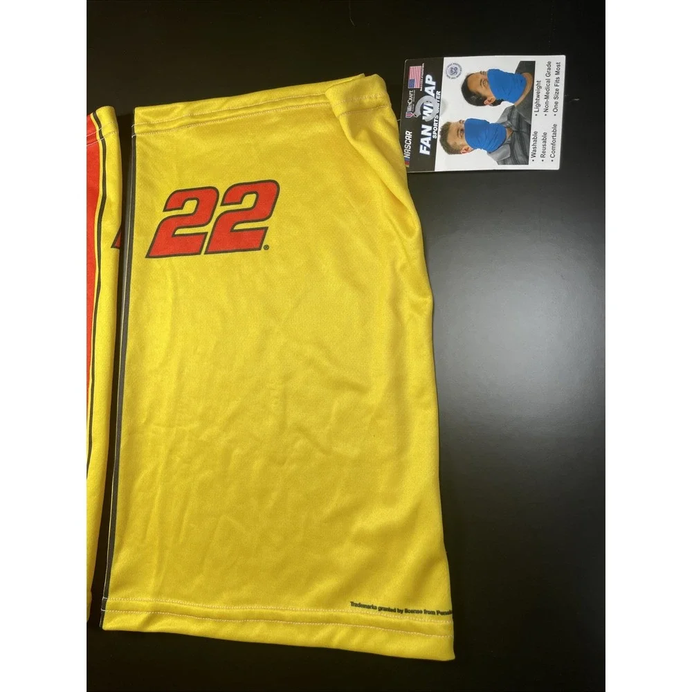 (2) NASCAR Wincraft FanWrap Sports Gaiter Neck/Facemask One Size #22 Joey Logano
